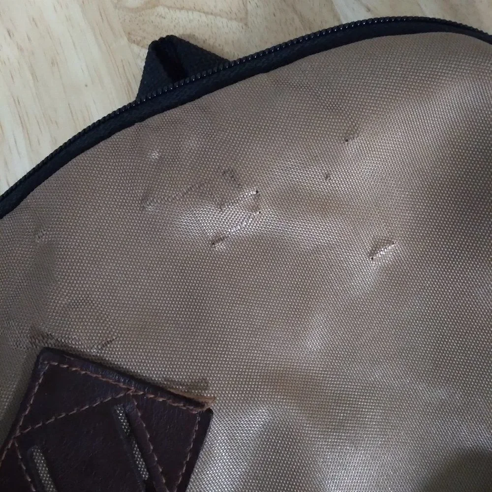 Vintage Stansport Leather Bottom Backpack